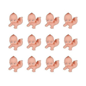 Jiakai 1.75" Long Kewpie Dolls For Baby Shower Favors Decoration, Party Decorations, Baby Gift Decorations-12Pcs