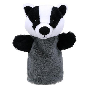 The Puppet Pc004601 Eco Animal Buddies Badger - Hand Puppet