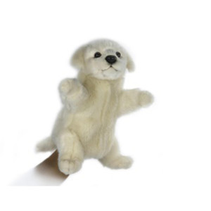 White Puppy Puppet