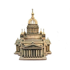 Nwfashion Wooden Dream Dollhouse Diy Kits Miniature Doll House (Issa Kiev Cathedral)