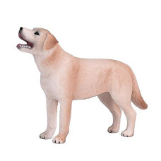 Mojo Yellow Labrador Realistic Domesticated Animal Hand Painted Toy Figurine