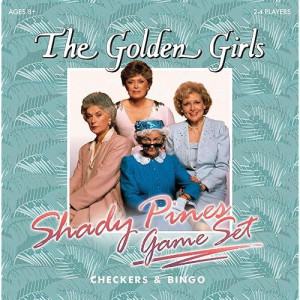 Usaopoly Golden Girls Checkers & Bingo Set