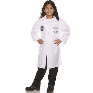 Underwraps Rocket Scientist Lab Coat Costume, Multi, Large