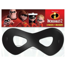 Unique Incredible 2 Movie Party Masks - Multi Pack