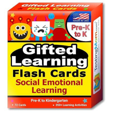 Testingmom.Com Gifted Learning Flash Cards - Social Emotional Learning (Sel) For Pre-K And Kindergarten