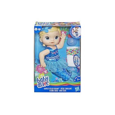 Baby Alive Shimmer 'n Splash Mermaid Doll - Brown Hair