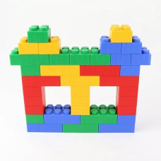 UNiPLAY 12-Piece Multicolor Soft Building Blocks Set