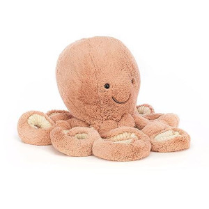 Jellycat Odell Octopus Stuffed Animal, Really Big 34 Inches | Ocean And Sea Plush Toy | Classic Children'S Gift