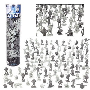 Space & Astronaut Action Figure Toy Playset- 100+ Pcs With 11 Unique Characters- Astronauts, Asteroids, Rockets, & More- Great For Party Favors, Decorations, Dioramas, School Projects, Gifts For Kids