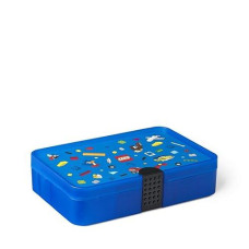 Room Copenhagen, Lego Sorting Box - Brick Storage With Organizing Dividers - Iconic Blue