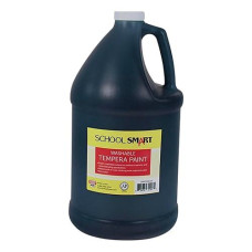 School Smart Black Washable Tempera Paint, 1 Gallon