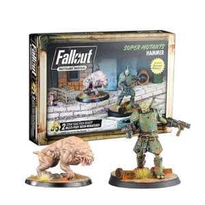 Modiphius Fallout Super Mutants Hammer Miniatures - Multicolor