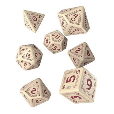 Q-Workshop Runequest Beige & Burgundy Expansion Dice 3