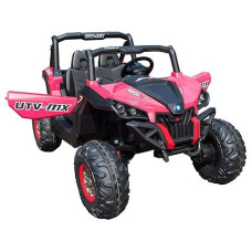 MotoTec Mini Moto UTV 4x4 12V Pink - Large RC