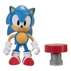 Sonic The Hedgehog 4" Classic Sonic with Spring - Wave 4