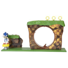 Sonic The Hedgehog Green Hill Zone Playset with Sonic Figure