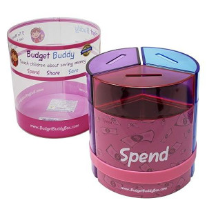 Save Spend Share Money Jar | Three-Part Money Tin Teaches Kids Financial Management - Deposit Coins And Bills