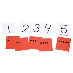 Didax Multicolor Numeral Cards - 10 Sets of 11, Medium Size