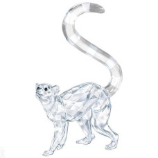 Swarovski Lemur Figurine, 9,9 X 6,2 X 2,6 Cm, White