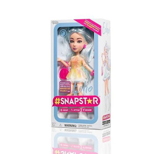 #Snapstar Echo Doll - 10" Fashion Doll With 14 Articulation Points, Free App, Accessories & Green Screen