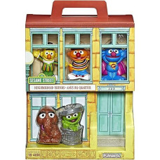 Sesame Street 5-Figure Classic Collectibles Set, 3-Inch