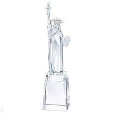 Swarovski Statue Of Liberty Figurine, Crystal, White, 13.6 X 3.1 X 3.1 Cm