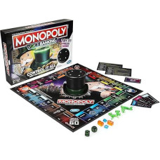 Monopoly Voice Banking Electronic Family Board Game For Ages 8 & Up