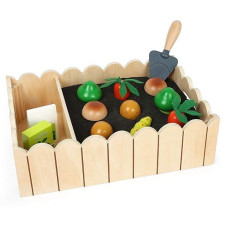 Small Foot Wooden Toys - Vegetable Garden Complete Playset