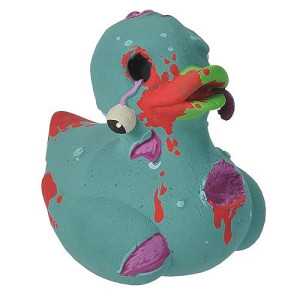 Wild Republic Zombie Rubber Duck - 4" Bath Toy for Kids