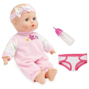 Kidoozie Sweetie Doll - Soft-Bodied 12 Inch Doll With Open And Close Eyes For Ages 12 Months And Up - Perfect For Encouraging Emotional Development And Imaginative Play!