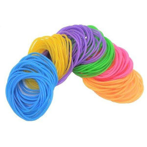 Zugar Land 80S Colorful Neon Jelly Bracelets (7") Child Size. Retro Rock Pop Star Rainbow Diva Disco Gel Bands (1 Pack - 144 Pcs.) Best For Kids Ages 3+