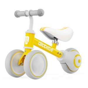 allobebe Baby Balance Bike for Toddlers, Yellow, 3 Wheels