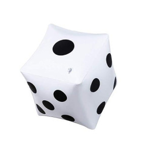 Ccinee 13.8 Inch Giant Inflatable Dice Pool Toy For Lawn Games Outdoor Floor Games，Pack Of 1