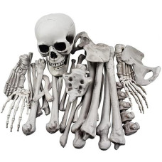 XONOR 28PCS Skeleton Bones & Skull Halloween Decor