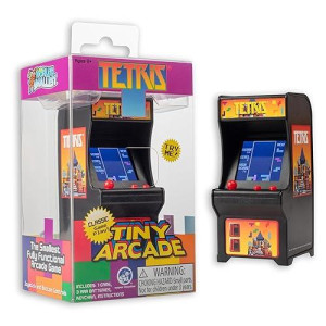 Super Impulse Tiny Arcade Tetris Mini Game - 3.5" Handheld