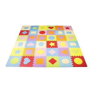 BalanceFrom Kids Puzzle Exercise Mat - 36 EVA Foam Tiles