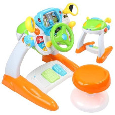 Amosting Pretend And Play Ride On Toys For Toddler Boys Girls Learning & Educational Baby Driver Toy Cars For Preschool Kids