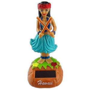 Kc Hawaii Pilialoha Hula Dancer Solar Dashboard Doll