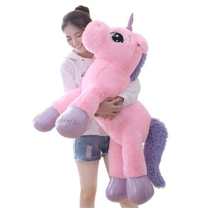 Sofipal Giant Unicorn Stuffed Animal Toys,Large Pink Unicorns Plush Pillow Cushion For Birthday,Valentines,Bedroom 43"