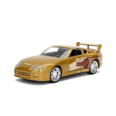 Jada Toys 1/32 Gold Toyota Supra Diecast Model Car