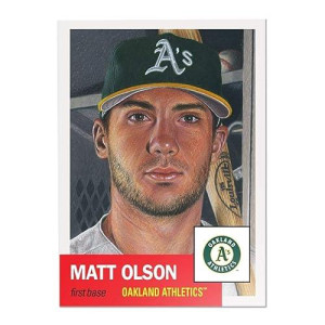 Toynk Oakland Athletics #21 Matt Olson MLB Topps Card