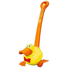 Waddles The Waddle Duck - Baby To Toddler Push Toy With Quacking Sounds And Waddling Action, Walking Toy For 1-3 Year Olds, Great For 1 Year Old Learning To Walk - Yellow