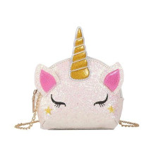 Rarityus Kids Rainbow Cute Unicorn Crossbody Purse Sequins Shoulder Bag Gift For Little Girls