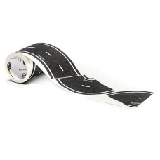 Playtape Road Tape Curves For Toy Cars - Sticks To Flat Surfaces; No Residue; 1 Roll Of 36 Curves, 2 In. Wide