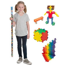 Plus-Plus Super Tube 500-Piece STEM Building Toy - Multicolor