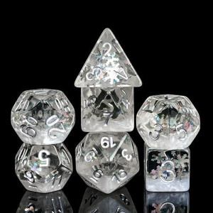 Polyhedral Dice Sets Dnd Winter Dice For Dungeons And Dragons(D&D) Role Playing Game(Rpg) Mtg Pathfinder Table Game Dice (Winter Dice)