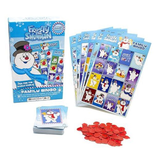 AQUARIUS Frosty the Snowman Family Bingo Game - One Size