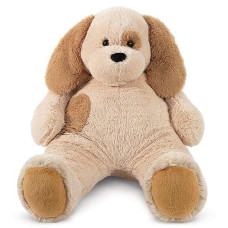 Vermont Teddy Bear Dog Stuffed Animal - 4 Foot Big Puppy Stuffed Animal From Giant Cuddle Collection - Adorable & Collectible Stuffed Dog Plush For Kids & Adults - Crafted In The Usa