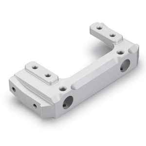 Rclions Metal Front Plate Bumper Mount For Axial Scx10 Ii 90046 1/10 Rc Crawler Car (Silver)