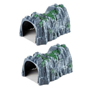 Nwfashion Model Scenery 1:160 Scale N Gauge Plastic Rockery Tunnel Track Train Accessories Toy (1Pc)